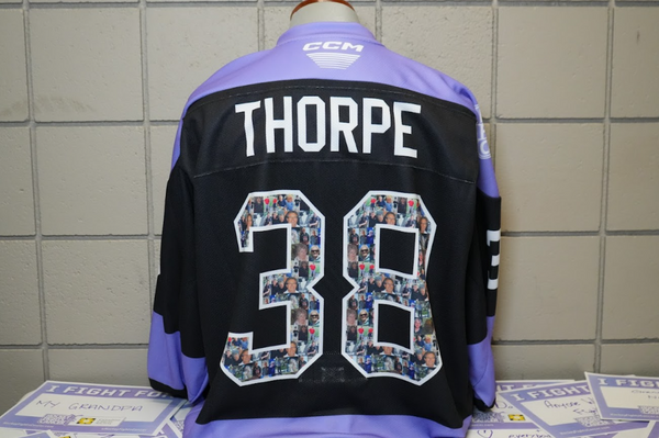 #38 THORPE - Hockey Fights Cancer Jersey - 2024/25